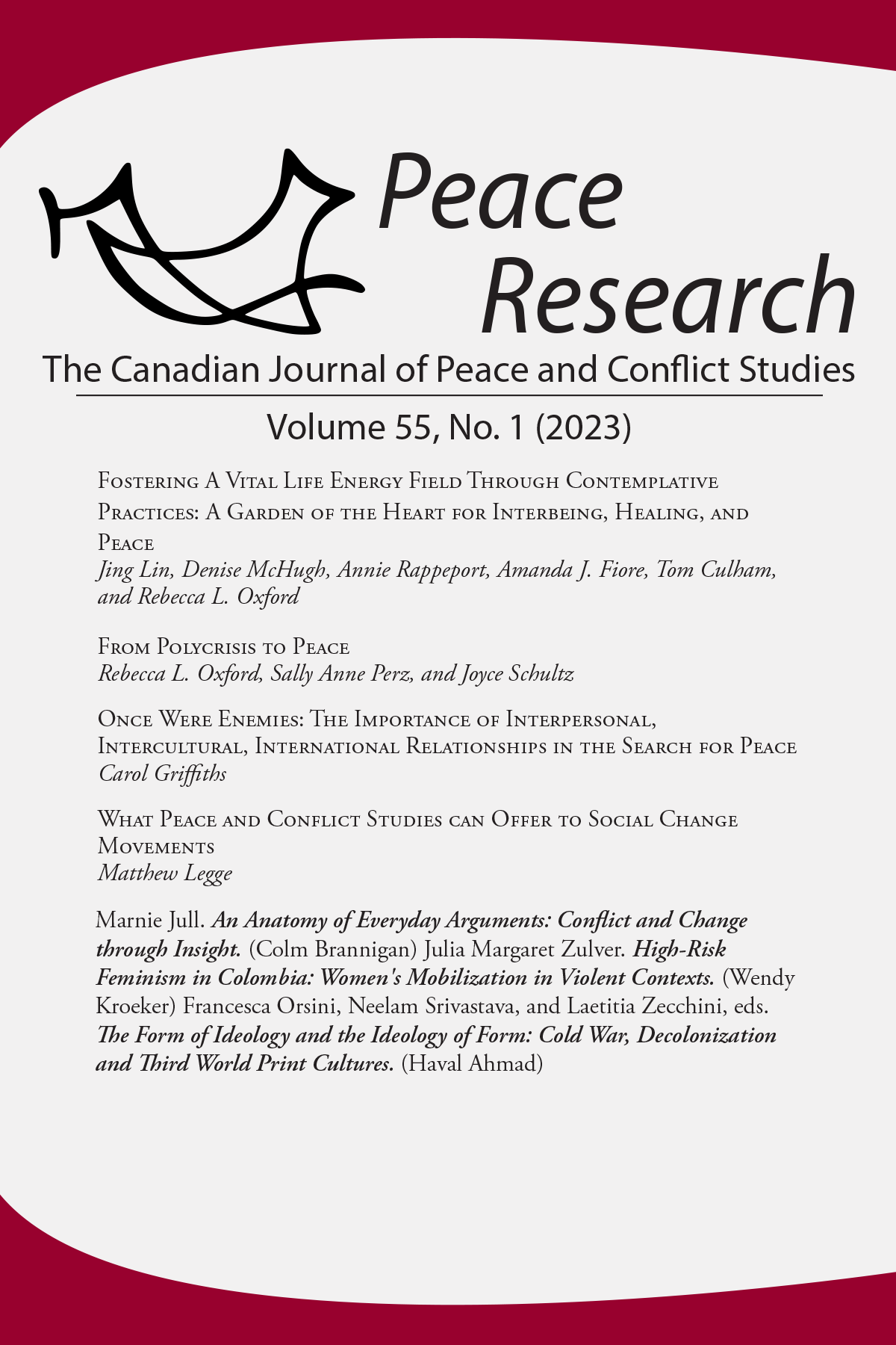 2022 Issue  Journal of Peace and War Studies by Norwich